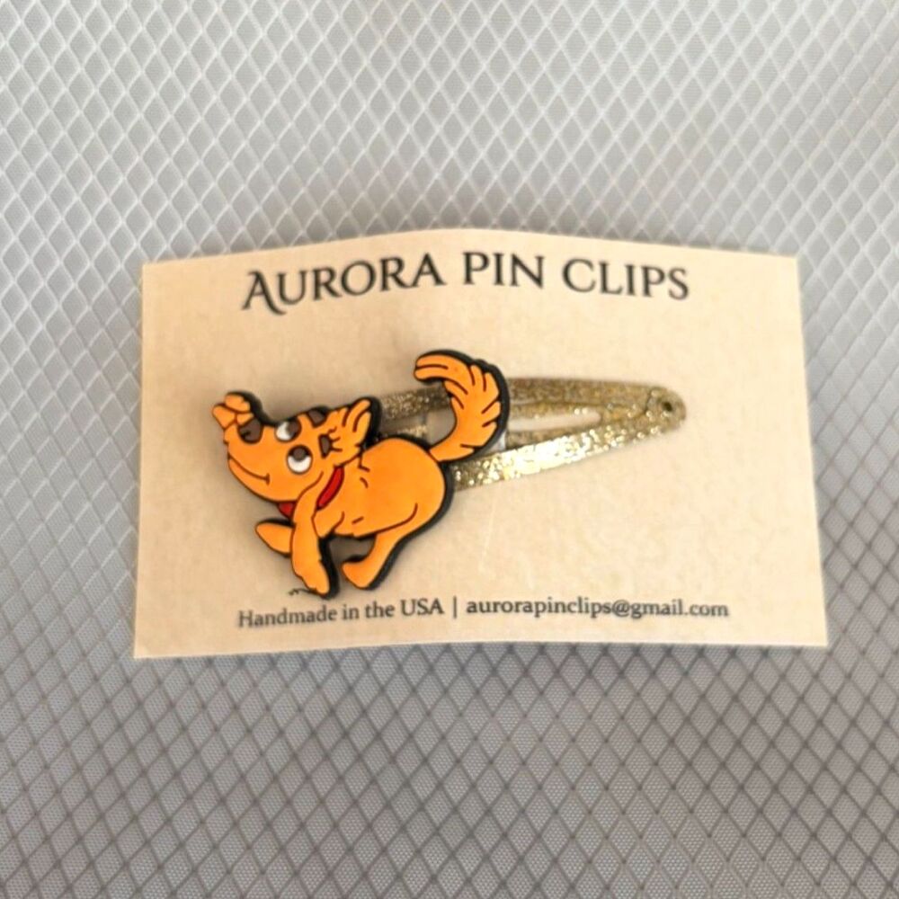 Spike Rugrats - Aurora Pin Clips - 55mm Hair Clip
